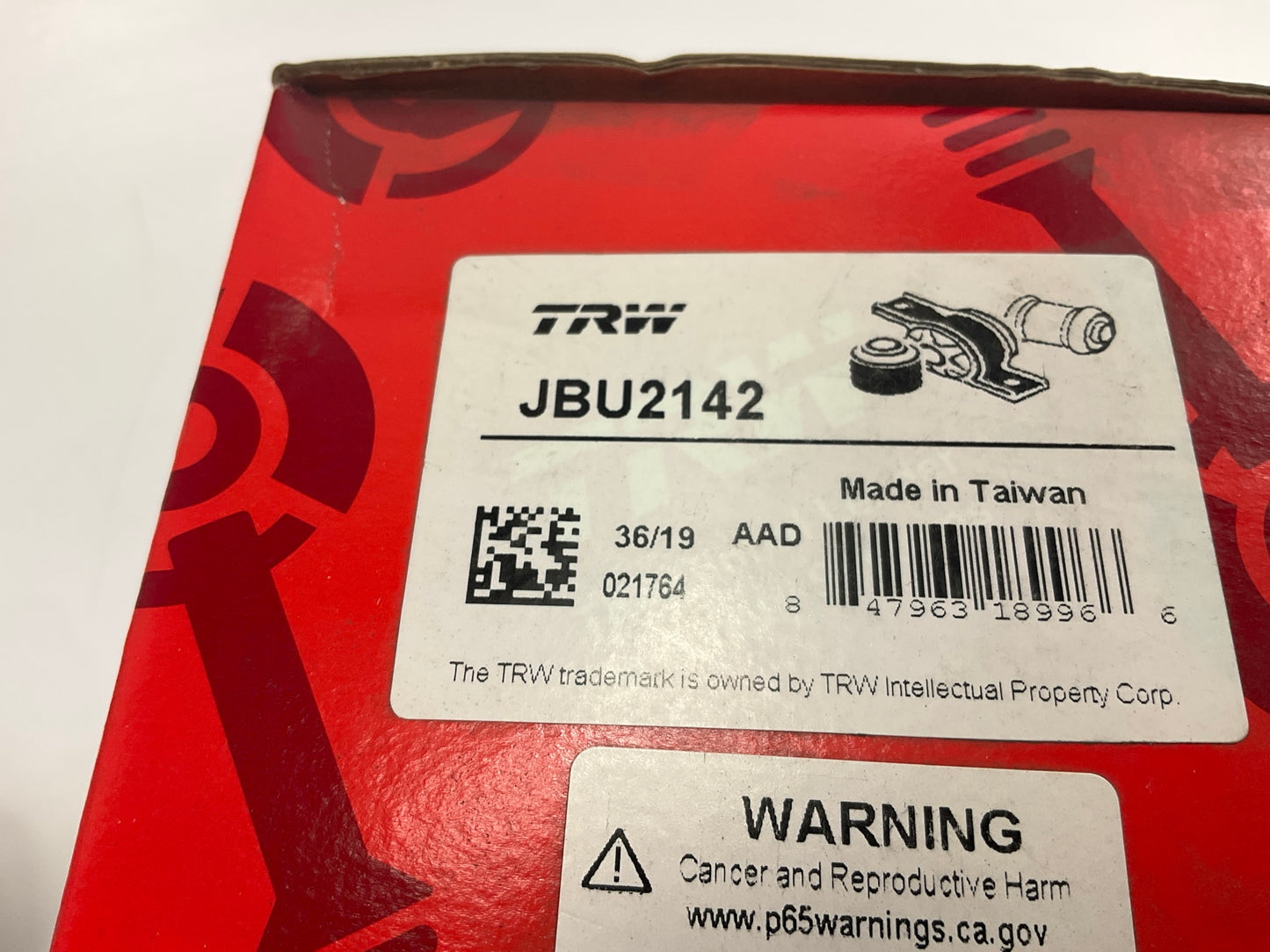 TRW JBU2142 Front Suspension Stabilizer Sway Bar Bushing Kit