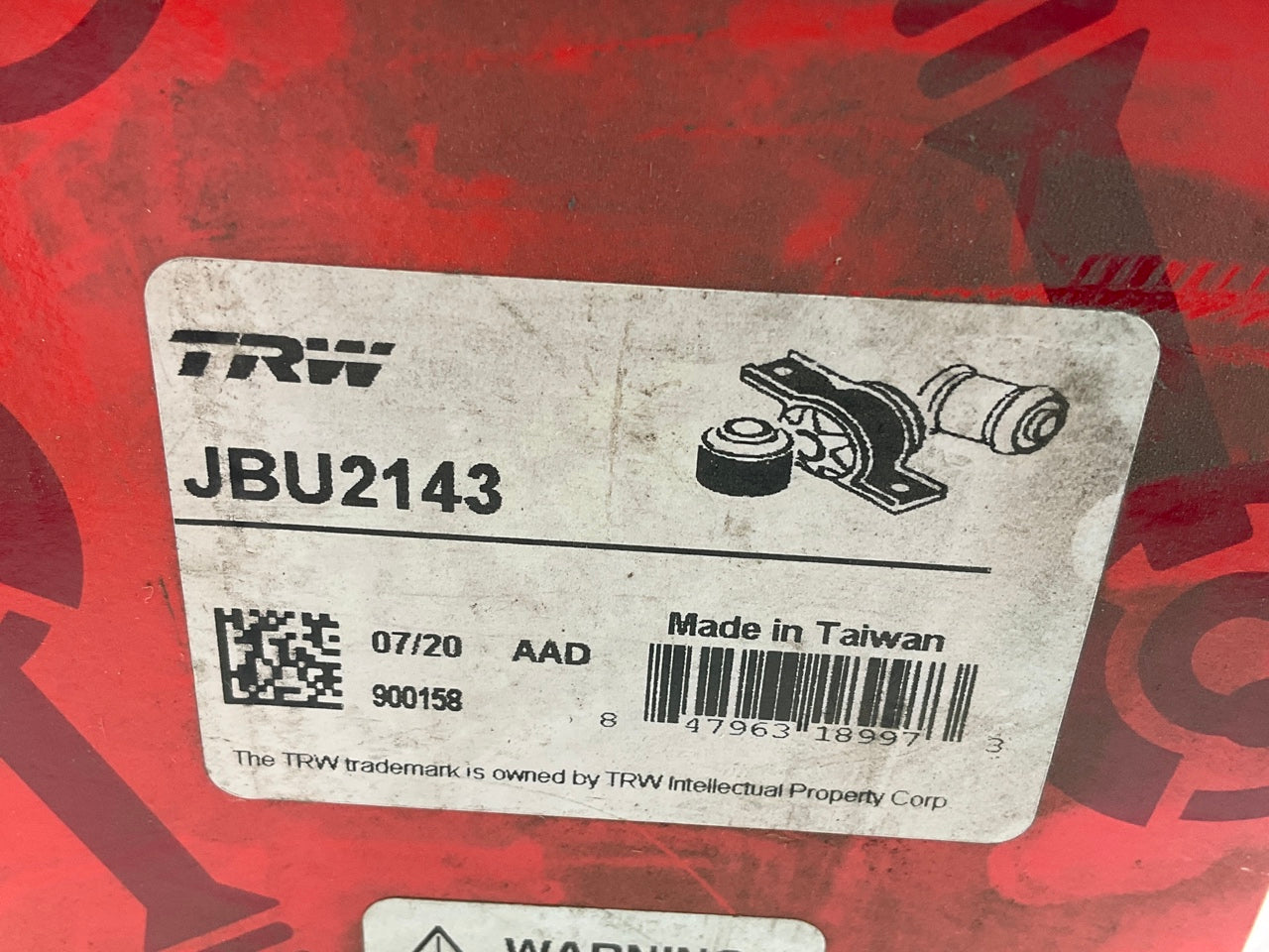 TRW JBU2143 Rear Suspension Stabilizer Sway Bar Bushing Kit For 08-09 Hummer H2