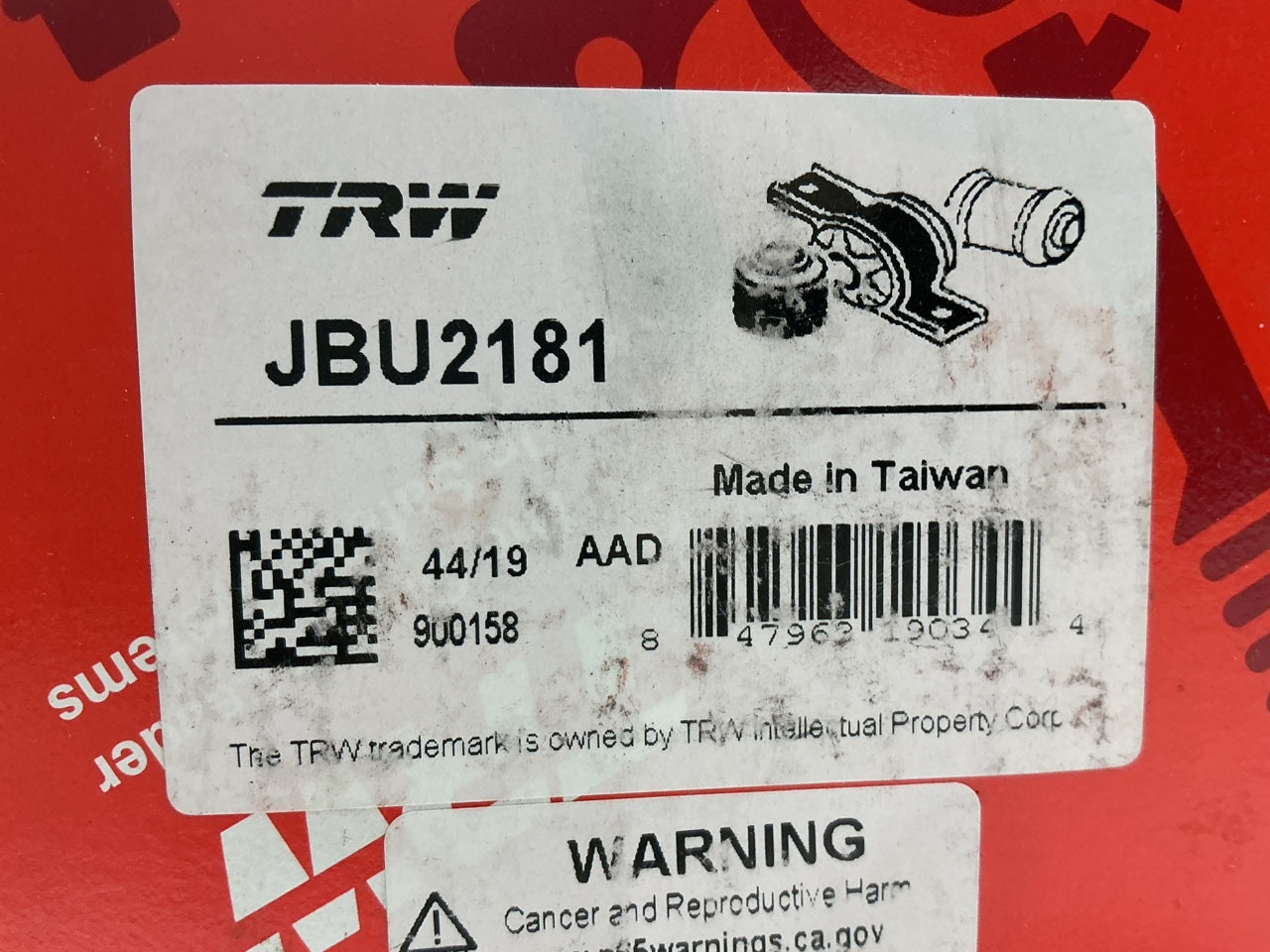 TRW JBU2181 Front Suspension Stabilizer Sway Bar Bushings For 09-11 Dodge Nitro