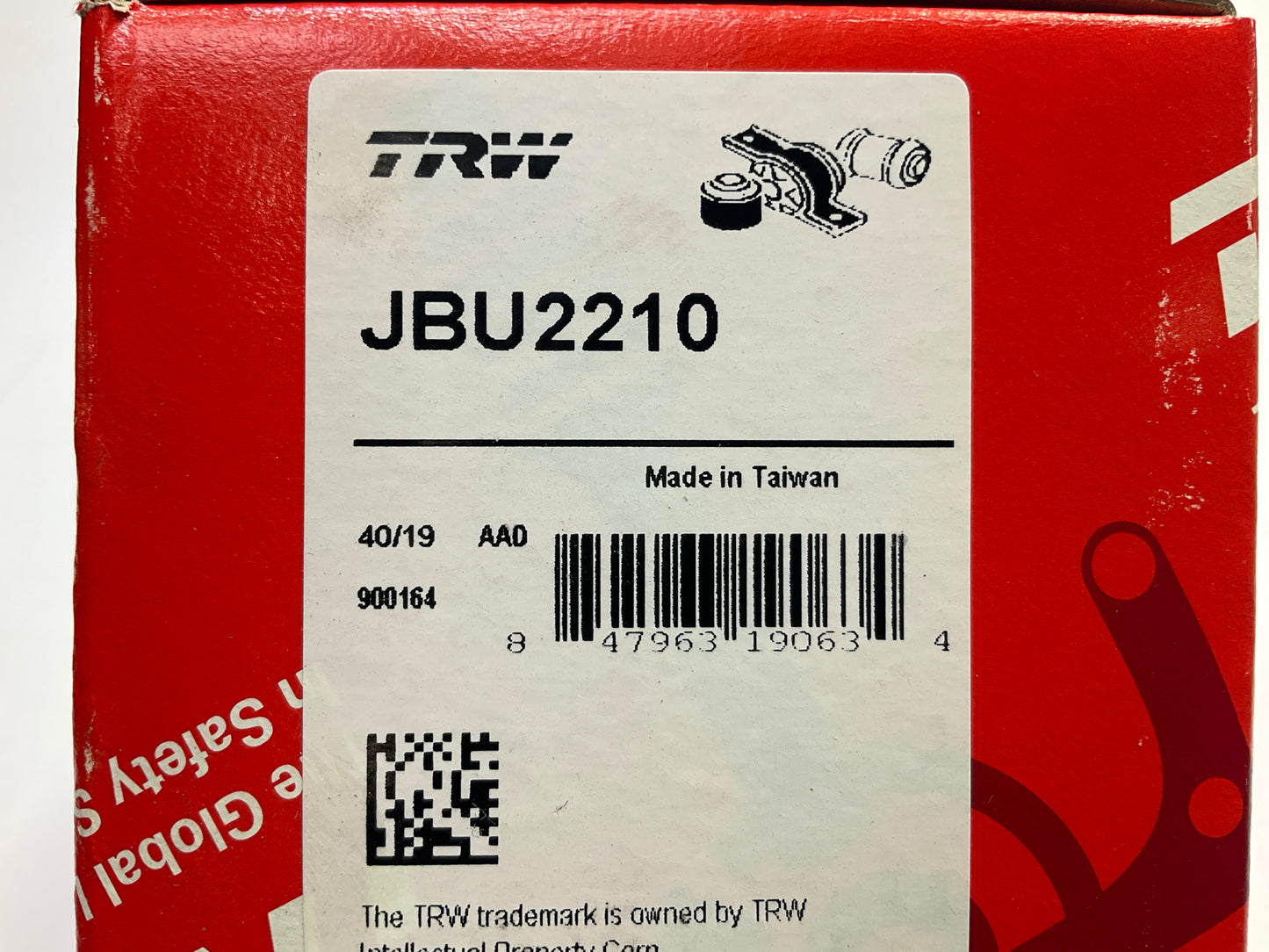 TRW JBU2210 Rear Stabilizer Sway Bar Bushing Kit 2010-2012 Lexus HS250h Hybrid