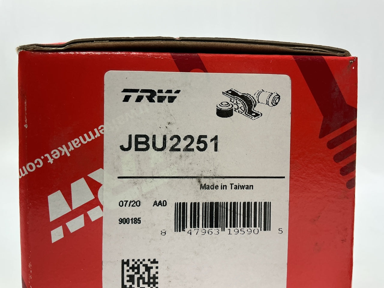TRW JBU2251 Rear Sway Bar Frame Bushing Kit - 2010-2013 Ford Transit Connect