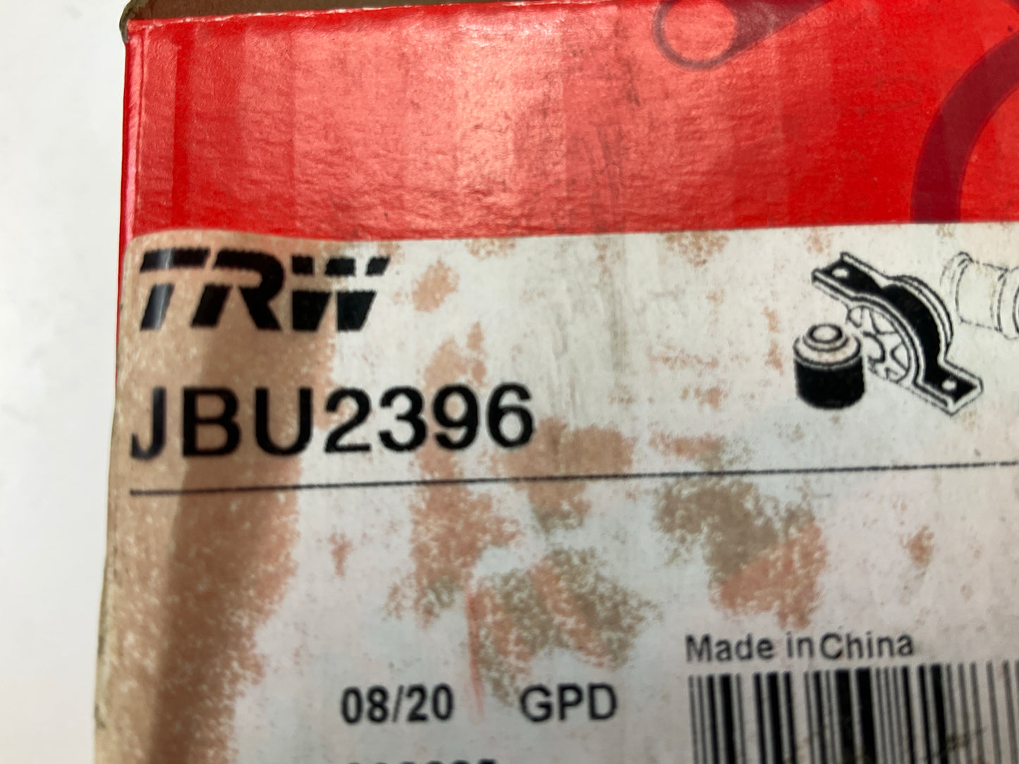 (2) TRW JBU2396 Suspension Control Arm Bushing, Rear Lower Inner