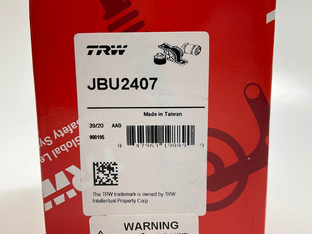TRW JBU2407 Suspension Stabilizer Sway Bar Bushing Kit For 2009-2011 Dodge Nitro