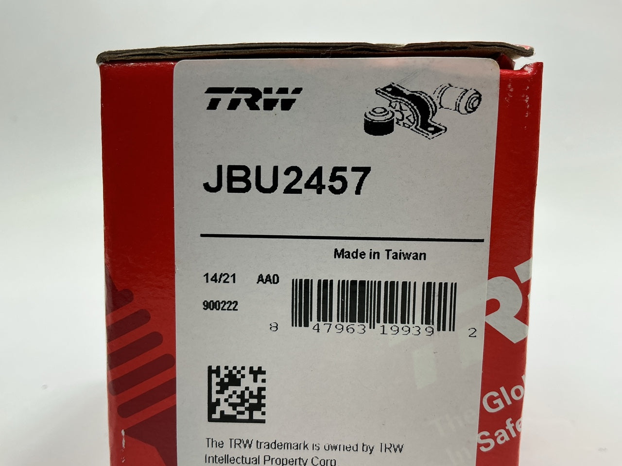 TRW JBU2457 Front Stabilizer Sway Bar Bushing Kit For 2009-2010 Nissan Murano