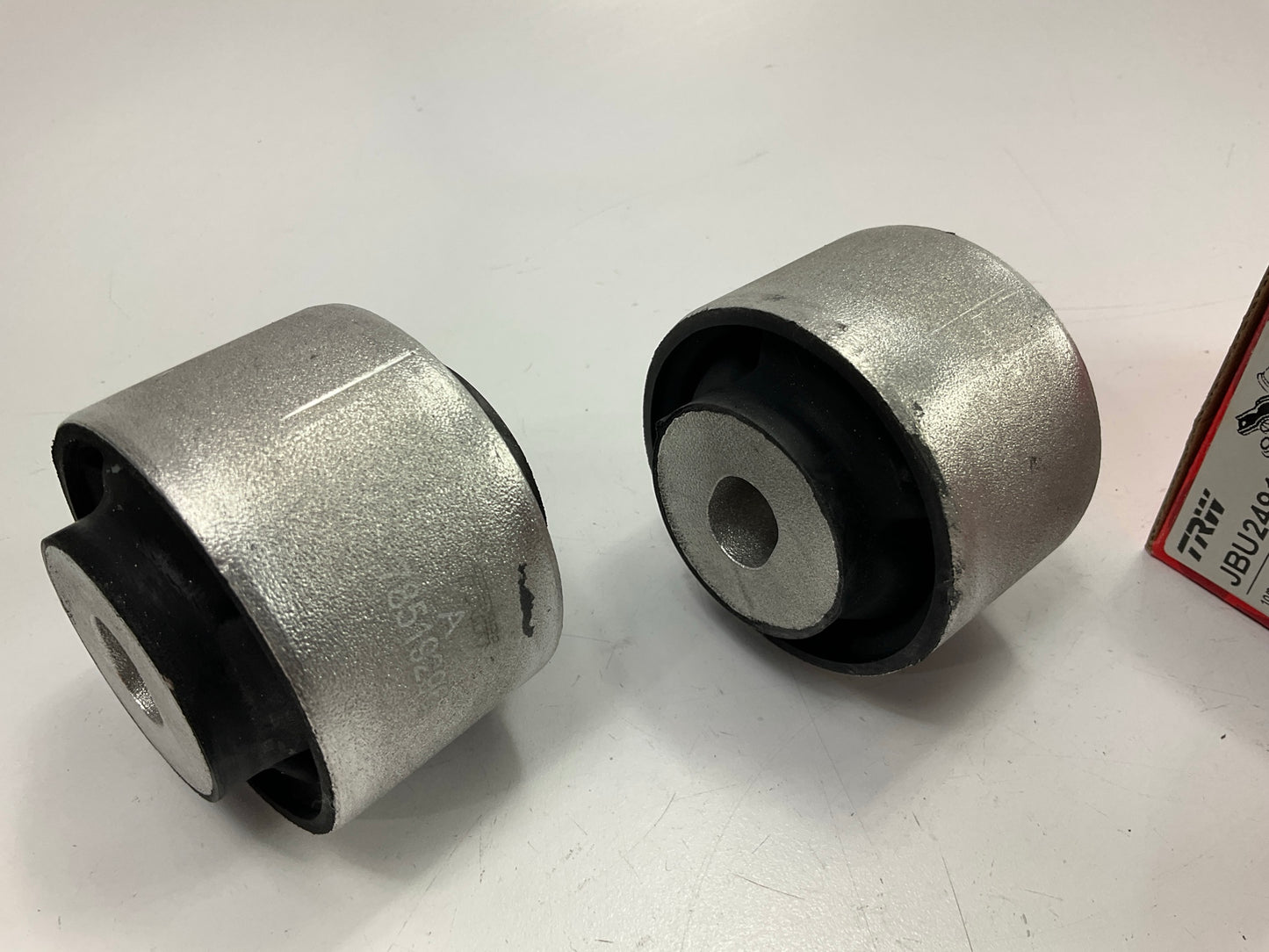 (2) TRW JBU2491 Front Lower Rearward Control Arm Bushing For 2011-19 Ford Fiesta