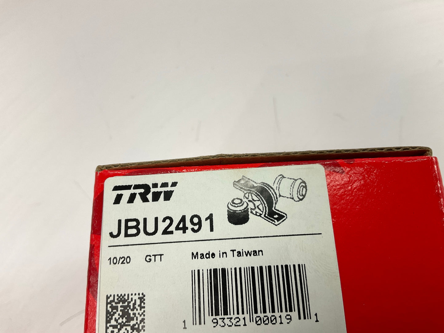 (2) TRW JBU2491 Front Lower Rearward Control Arm Bushing For 2011-19 Ford Fiesta