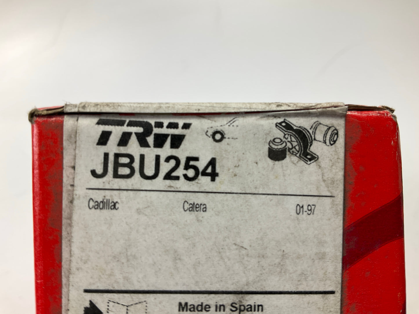 (2) TRW JBU254 Front Rearward Control Arm Bushing For 1997-2001 Cadillac Catera