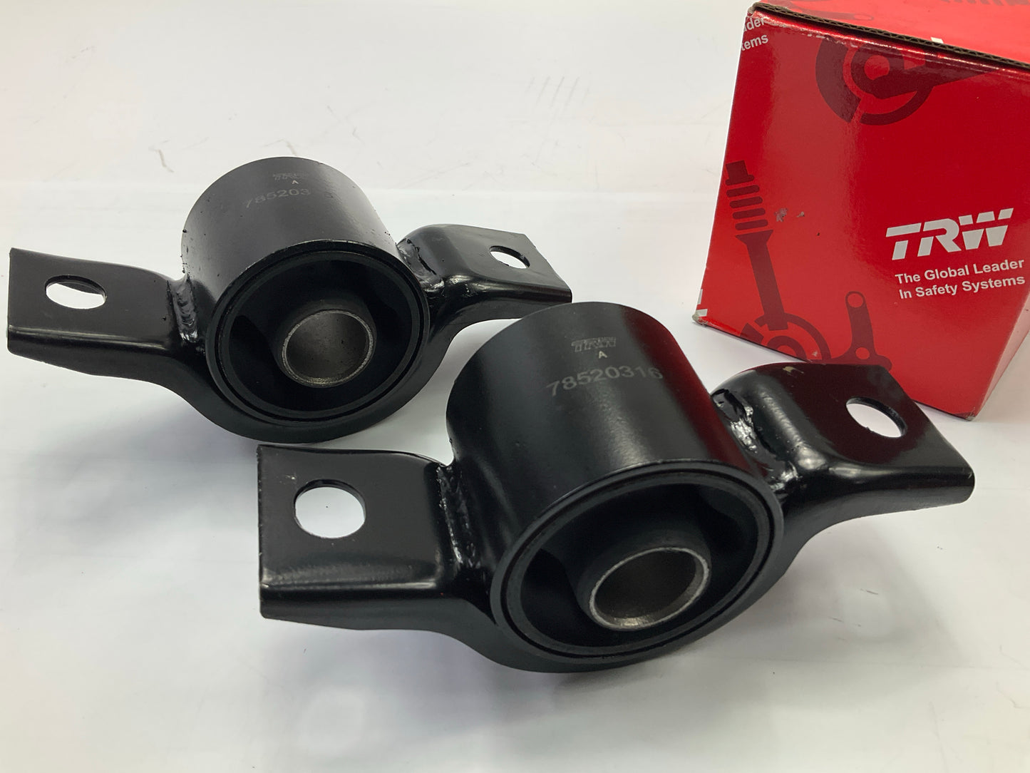 (2) TRW JBU2572 Front Rearward Suspension Control Arm Bushing 2008-11 Ford Focus