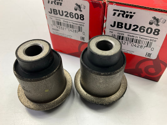(2) TRW JBU2608 Front Lower Rear Suspension Control Arm Bushing