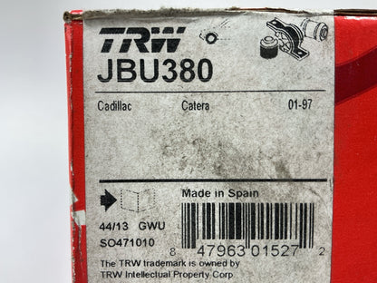(2) TRW JBU380 Front Forward Control Arm Bushings For 1997-2001 Cadillac Catera