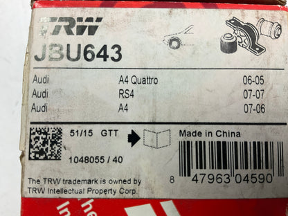 (2) TRW JBU643 Rear Suspension Control Arm Bushings