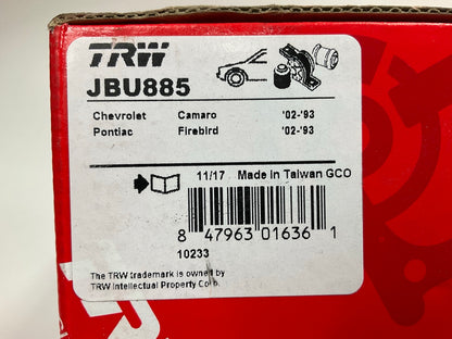(2) TRW JBU885 Front Lower Suspension Control Arm Bushing Kit