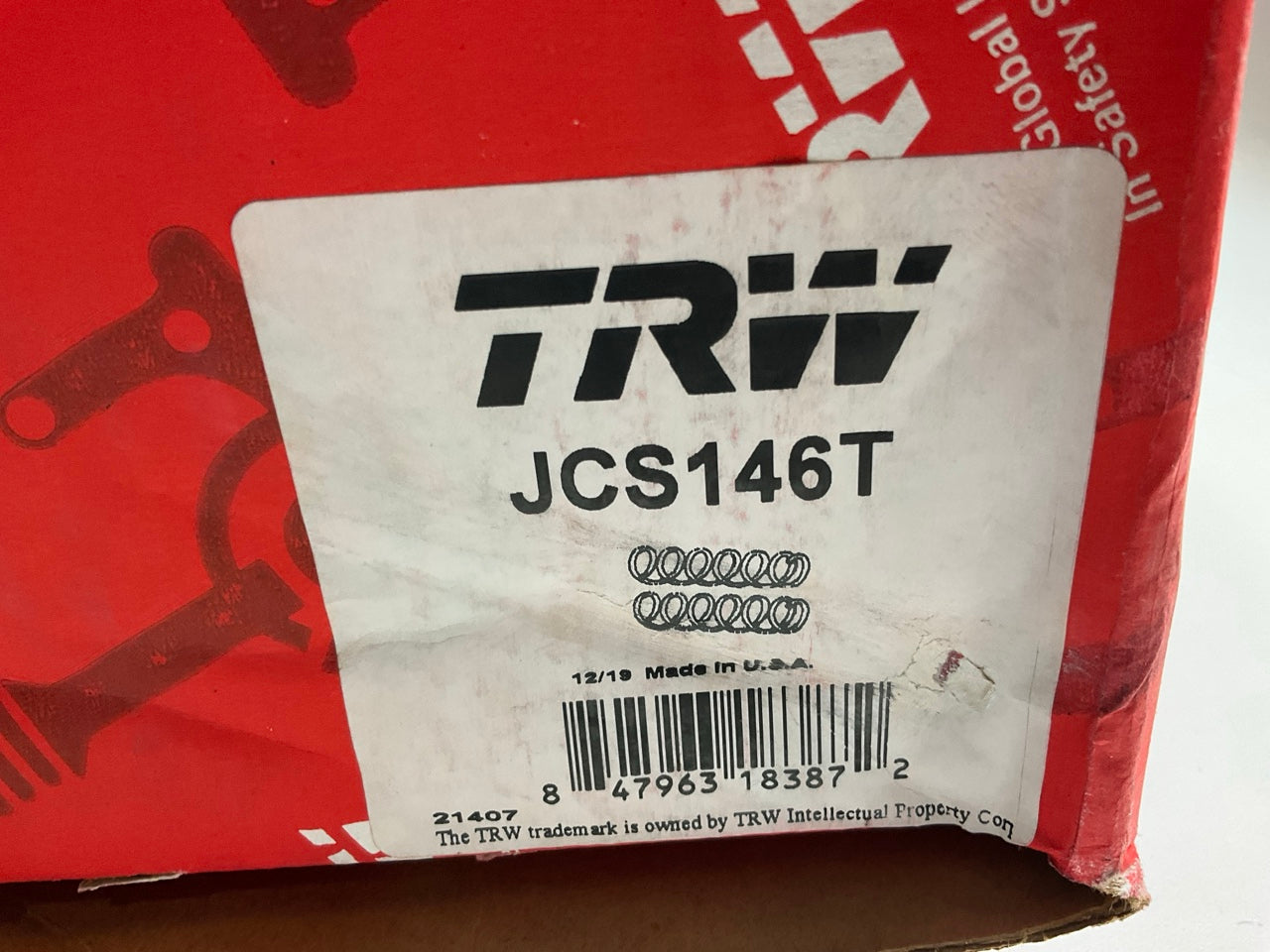 TRW JCS146T Front Coil Springs For 1998-2001 Kia Sephia, 2000-04 Spectra