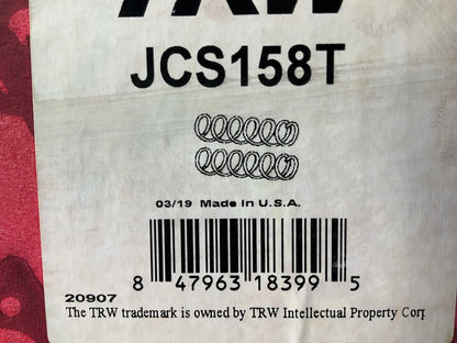 TRW JCS158T Rear Coil Spring Set For 2000-2005 Hyundai Accent