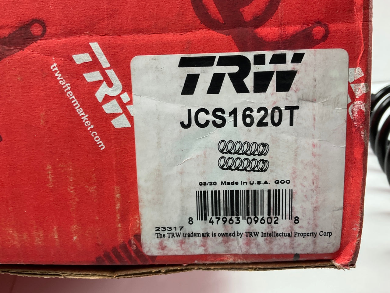 TRW JCS1620T Rear Coil Springs For 2007-2011 Toyota Camry, 2004-2006 Lexus ES330