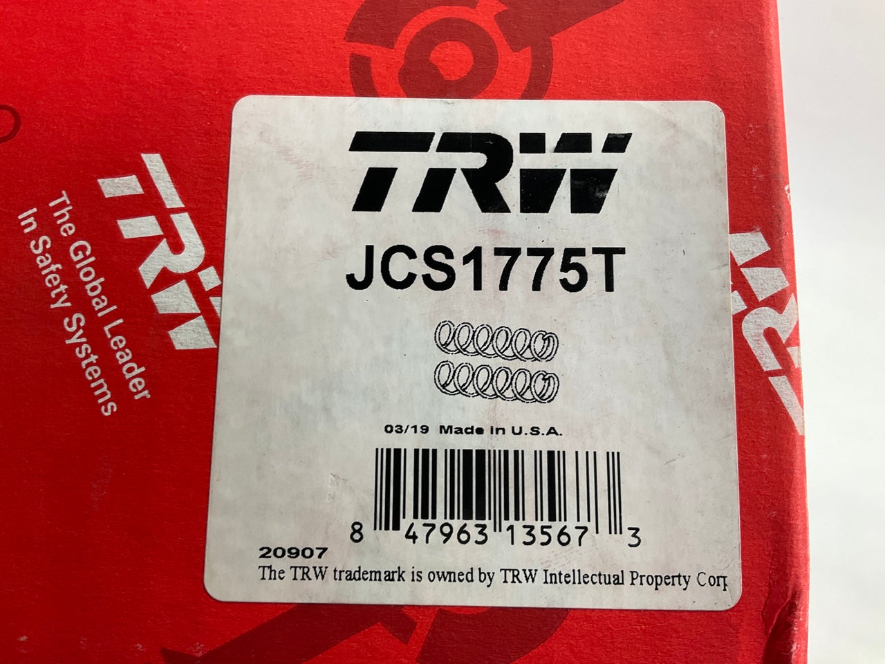 TRW JCS1775T Rear Coil Springs