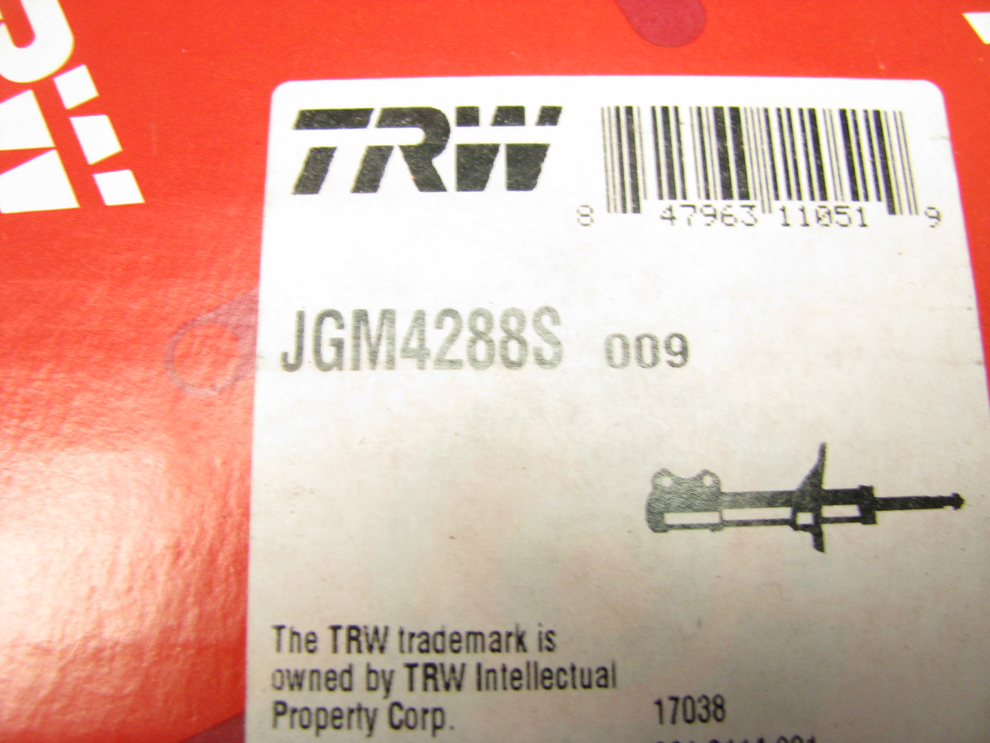 (2) TRW JGM4288S Front Shocks Struts