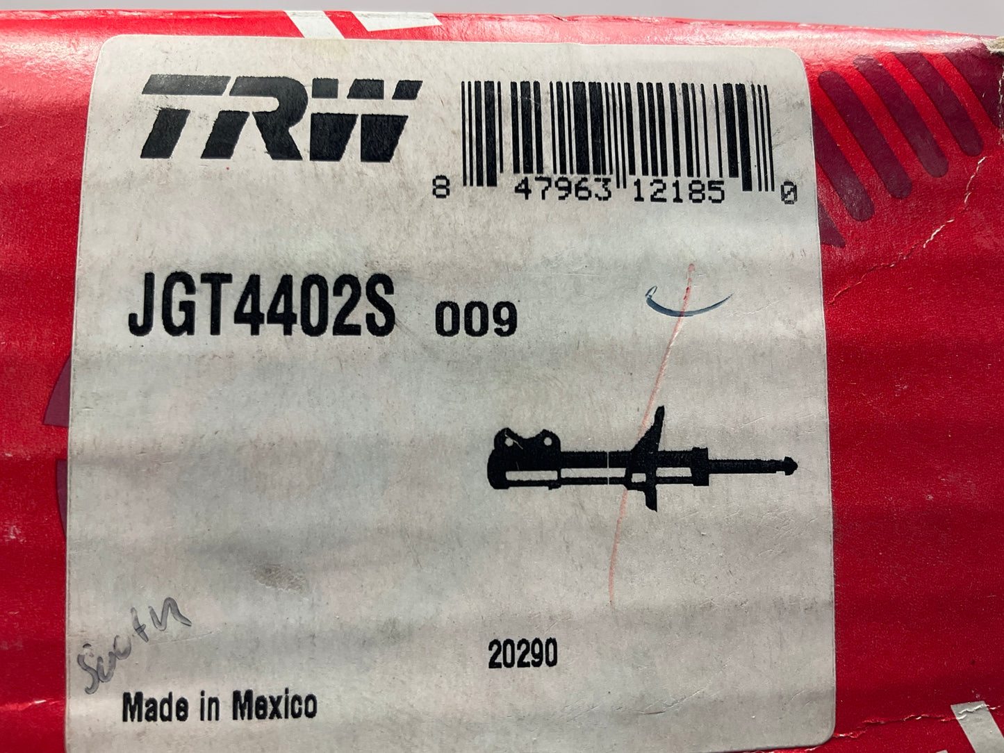 NO HARDWARE - TRW JGT4402S Front Suspension Shock Absorber