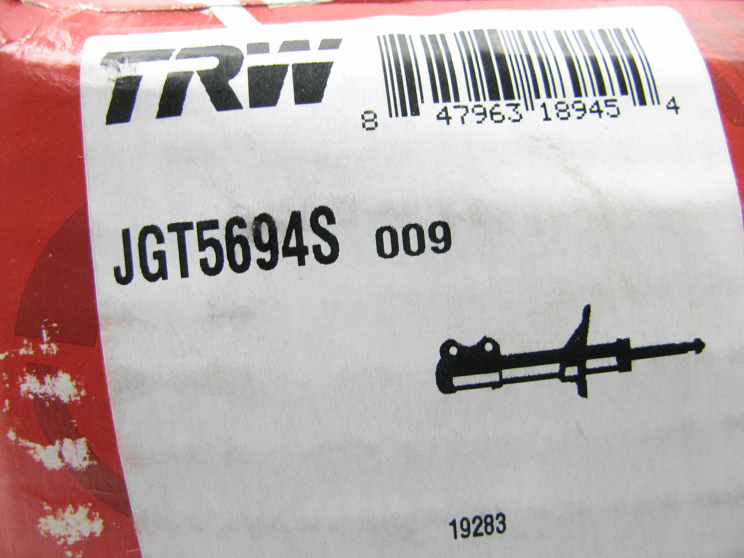 (2) TRW JGT5694S Front Suspension Shock Absorbers For 2007-2018 Wrangler