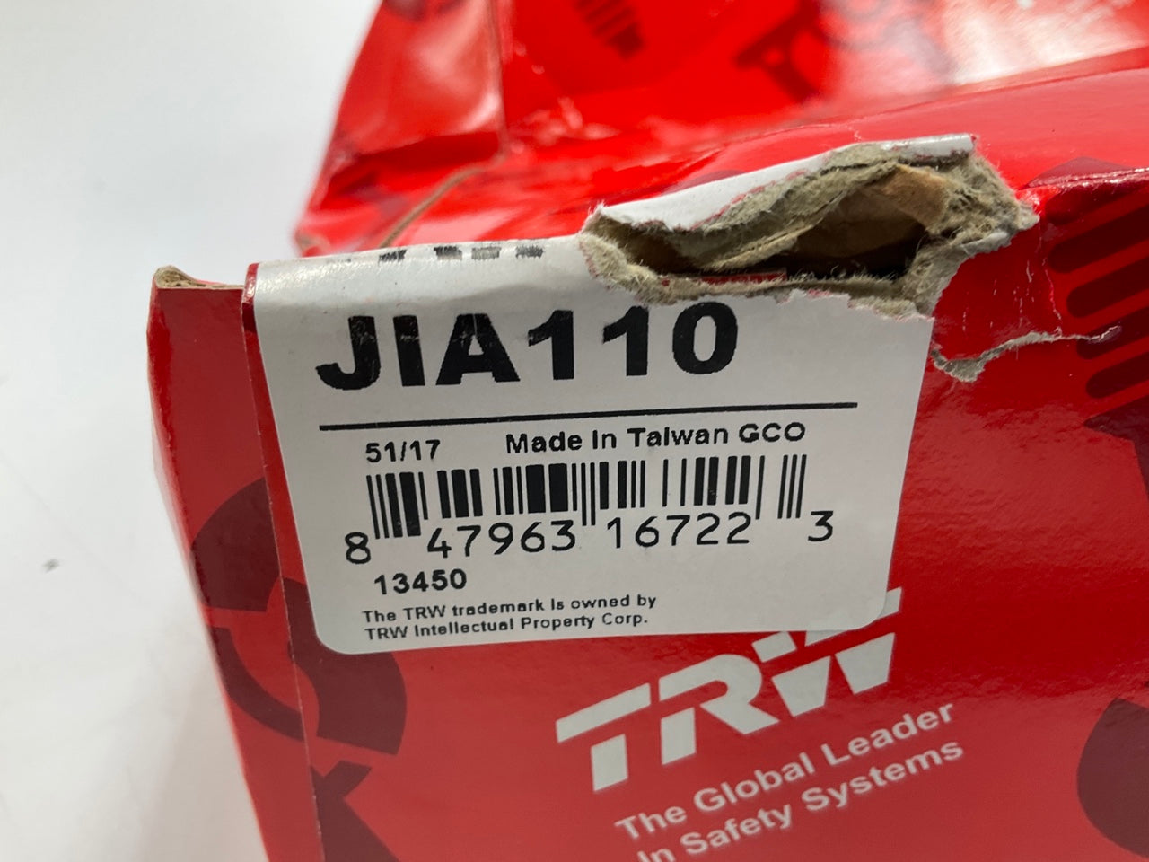 TRW JIA110 Steering Idler Arm