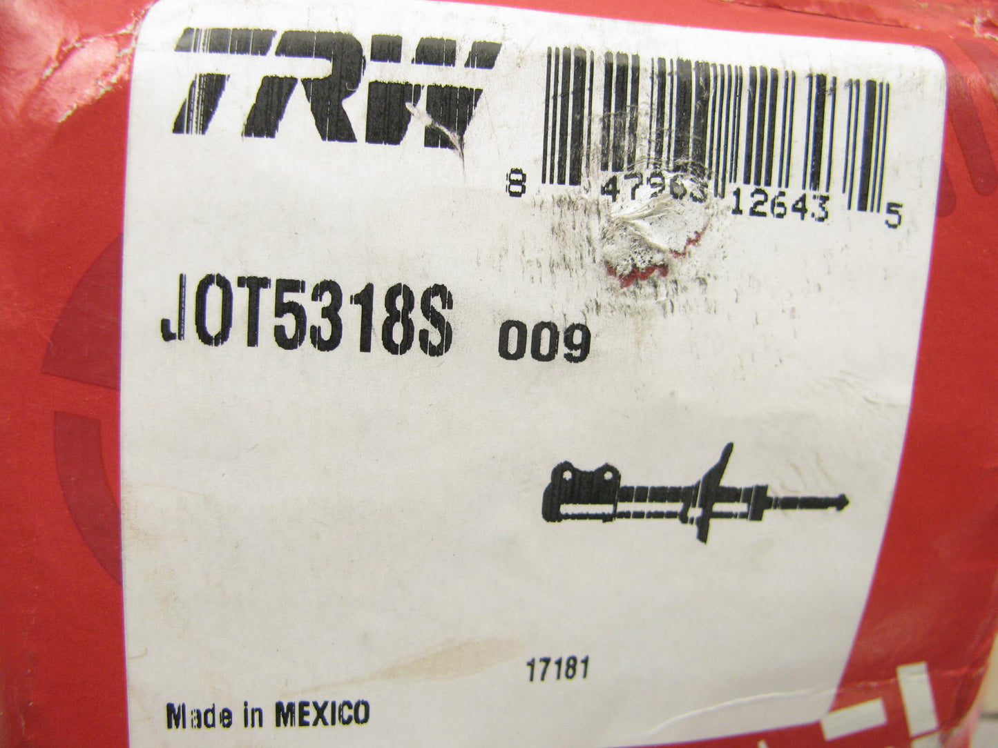 TRW JOT5318S FRONT Suspension Shock Absorber Strut For 04-09 Dodge Durango