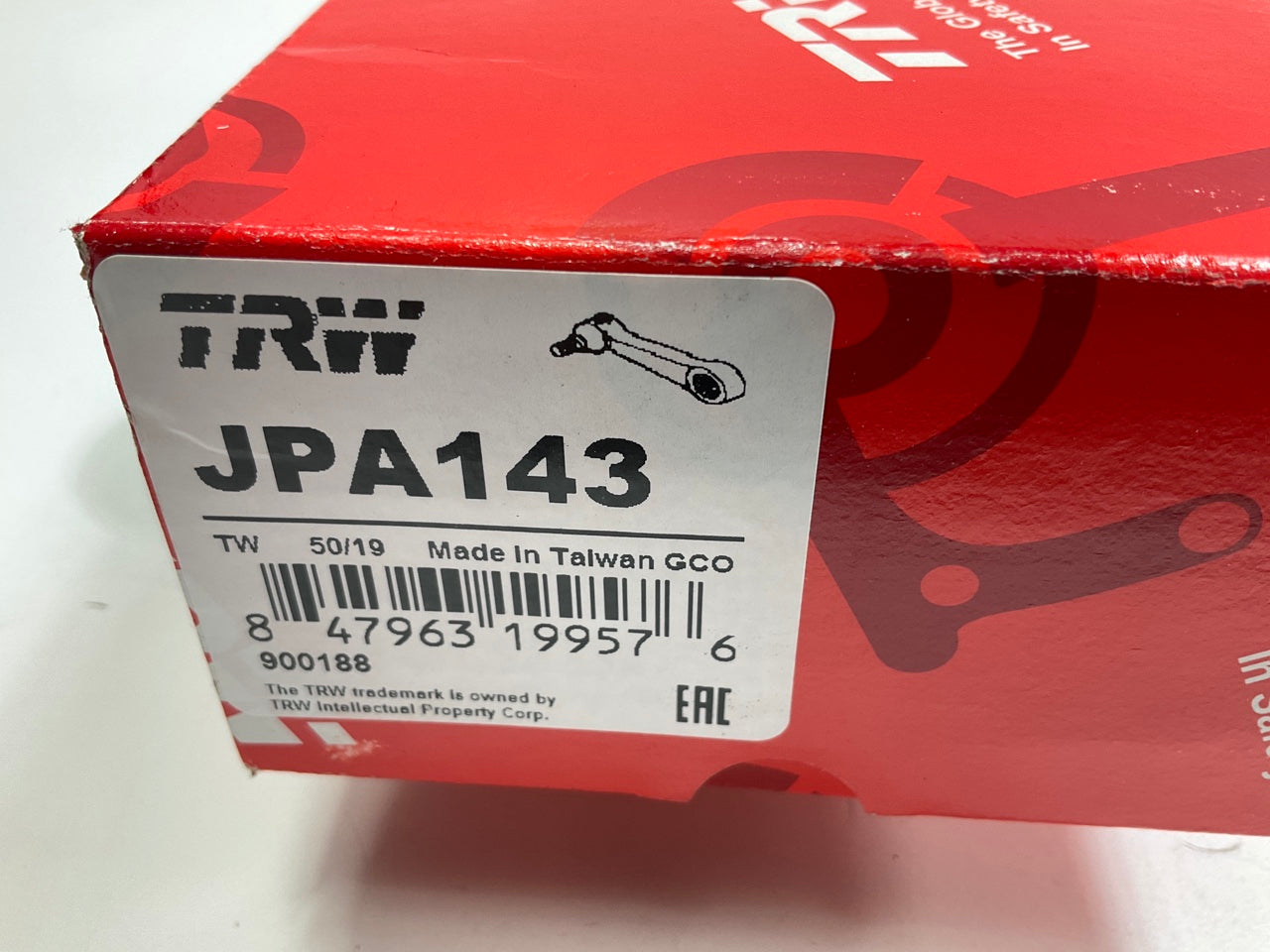 TRW JPA143 Steering Pitman Arm - 2005-2010 Ford F-250 F-350 Super Duty 4WD ONLY