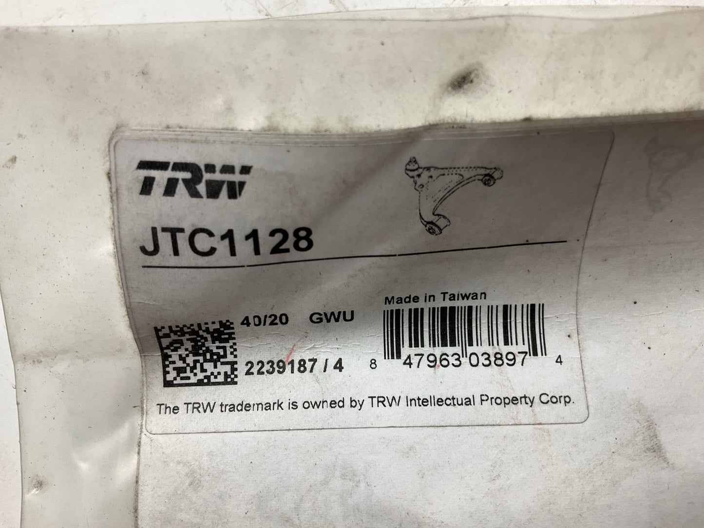 TRW JTC1128 Front Left Lower Control Arm For 2004-2010 BMW X3