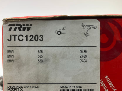 TRW JTC1203 Suspension Control Arm And Ball Joint Assembly, Front Left Upper