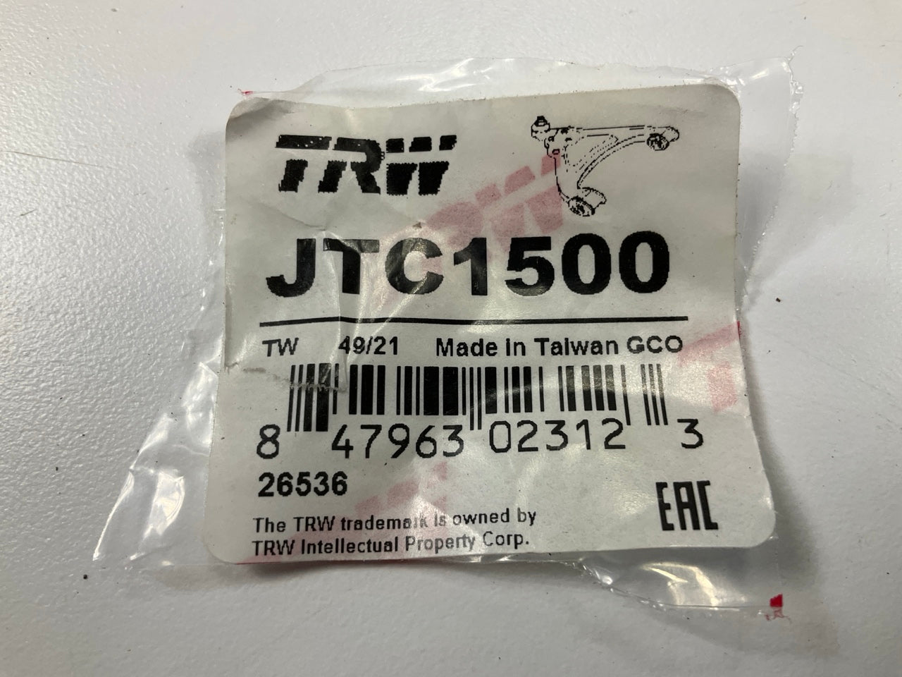 TRW JTC1500 Front Right Lower Control Arm With Ball Joint  - 05-09 Ford Mustang