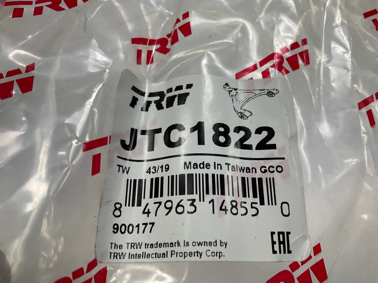 (2) TRW JTC1822 Rear Lower Rearward Suspension Control Arm