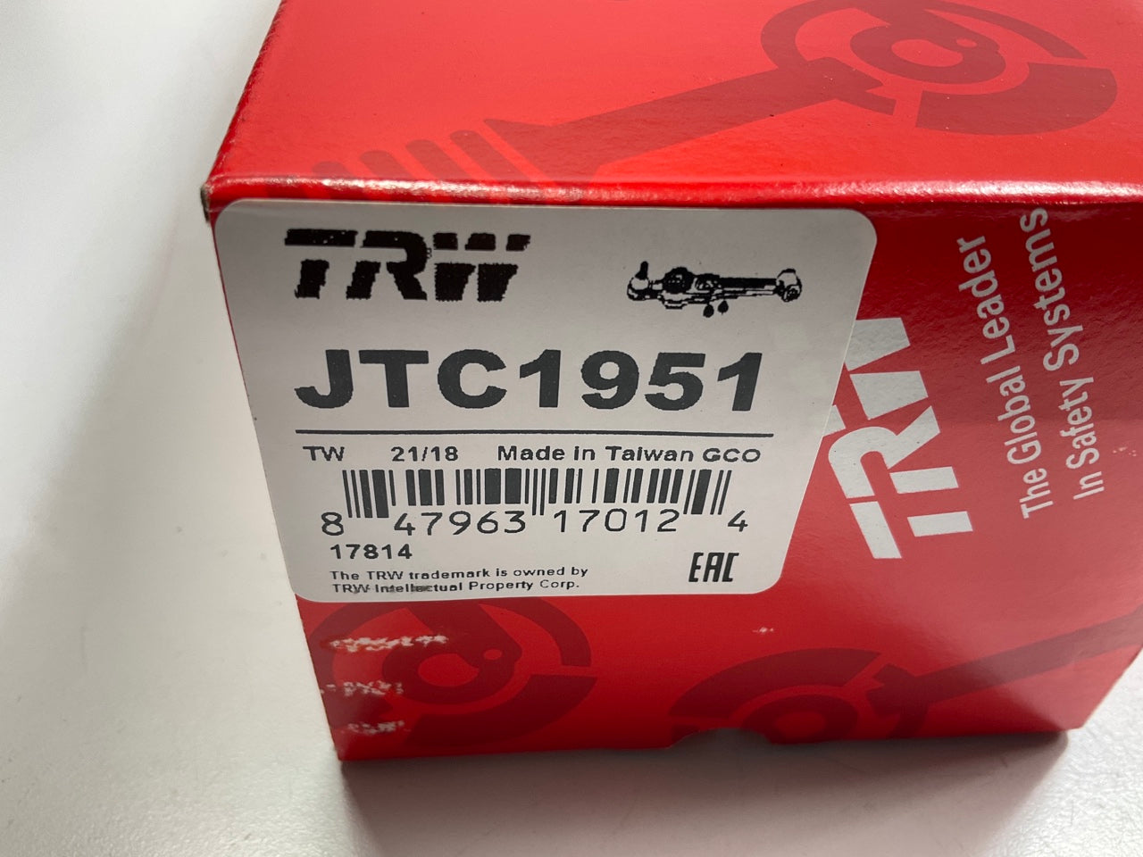 TRW JTC1951 Rear Lower Rearward Suspension Control Arm For 2009-2014 Acura TSX