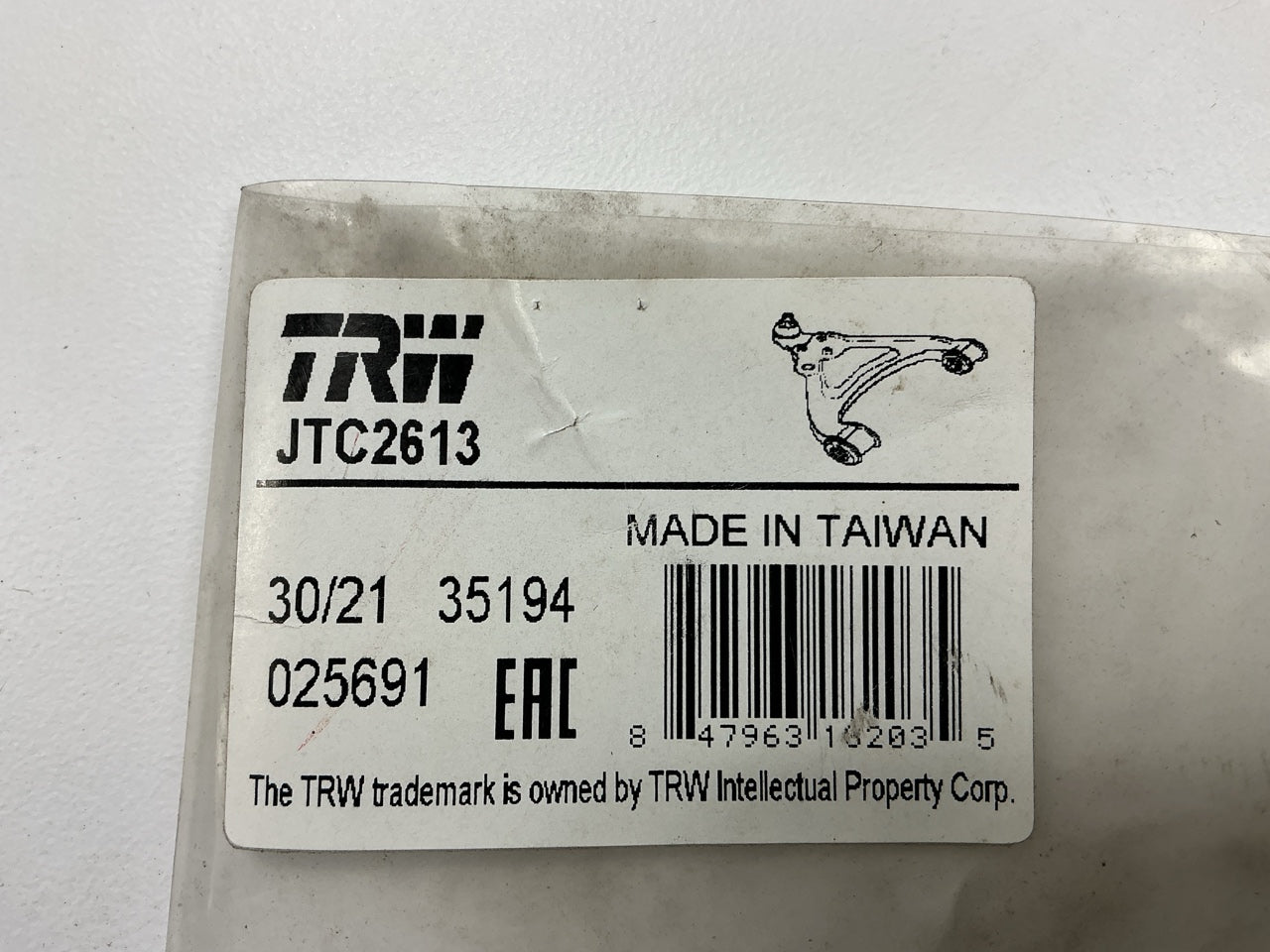 TRW JTC2613 Rear Upper Control Arm 2004-12 Chevrolet Malibu, 2005-10 Pontiac G6