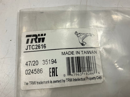 TRW JTC2616 Suspension Control Arm And Ball Joint Assembly, Front Right Lower