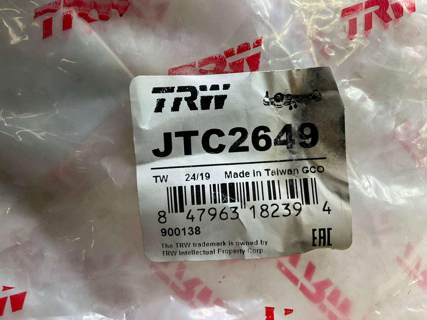 TRW JTC2649 Front Left Suspension Control Arm & Ball Joint