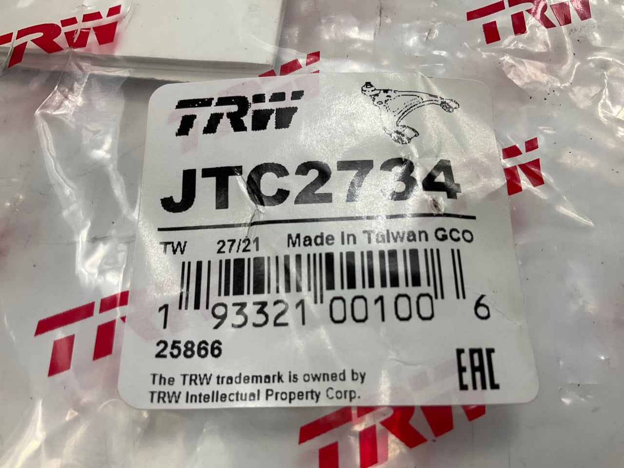 TRW JTC2734 Rear Upper Suspension Control Arm