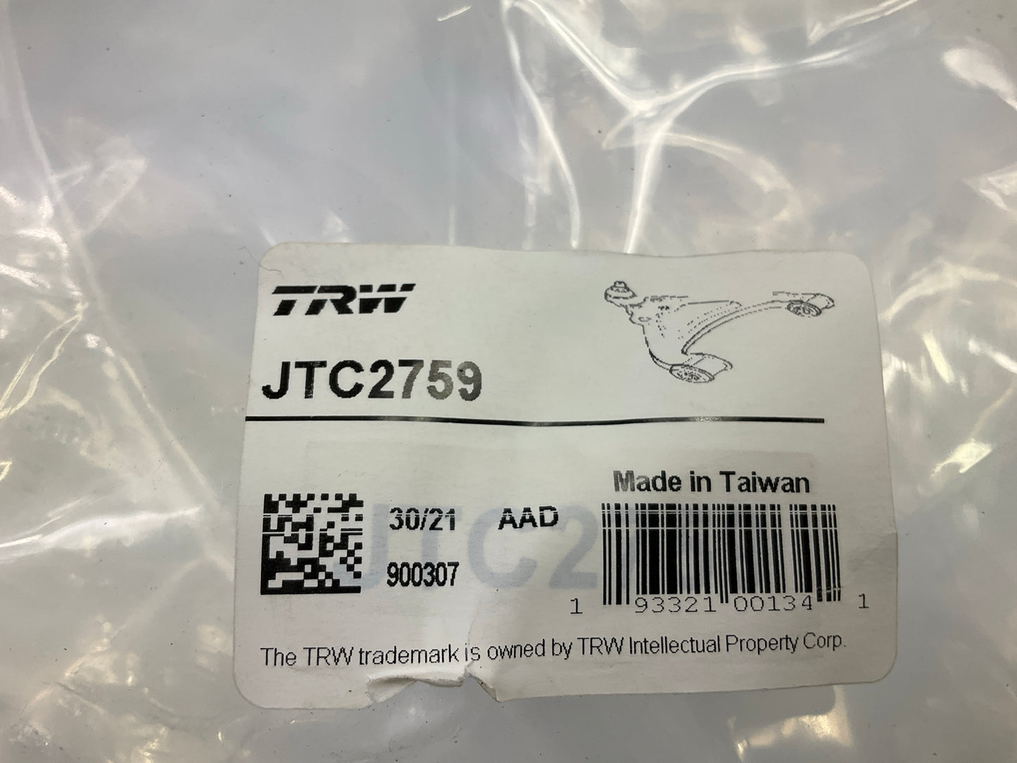 TRW JTC2759 Front Right Lower Control Arm - 2003-2006 Chevy SSR