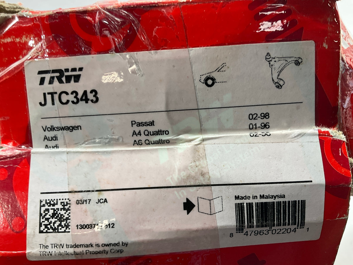 TRW JTC343 Front Lower Forward  Suspension Control Arm And Ball Joint