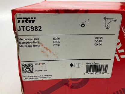 TRW JTC982 Front Right Upper Suspension Control Arm And Ball Joint Assembly