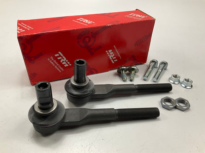 (2) TRW JTE1023 Front Outer Steering Tie Rod End
