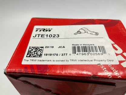 (2) TRW JTE1023 Front Outer Steering Tie Rod End
