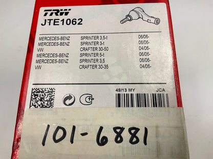 TRW JTE1062 Front Outer Steering Tie Rod End