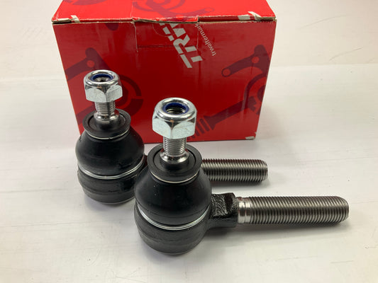 (2) TRW JTE110 Front Outer Steering Tie Rod End