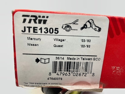 TRW JTE1305 Front Outer Steering Tie Rod End