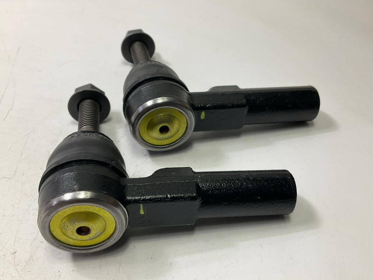(2) TRW JTE1324-2 Front Outer Steering Tie Rod End