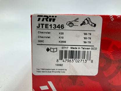 TRW JTE1346 Front Right Outer Steering Tie Rod End