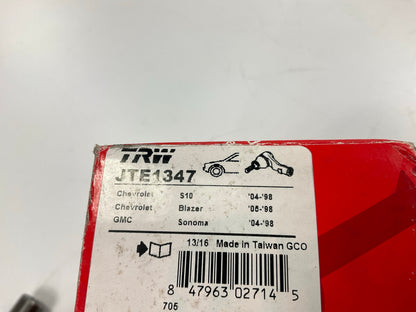 (2) TRW JTE1347 Front Outer Steering Tie Rod End For 2000-2003 Chevrolet S10 4WD