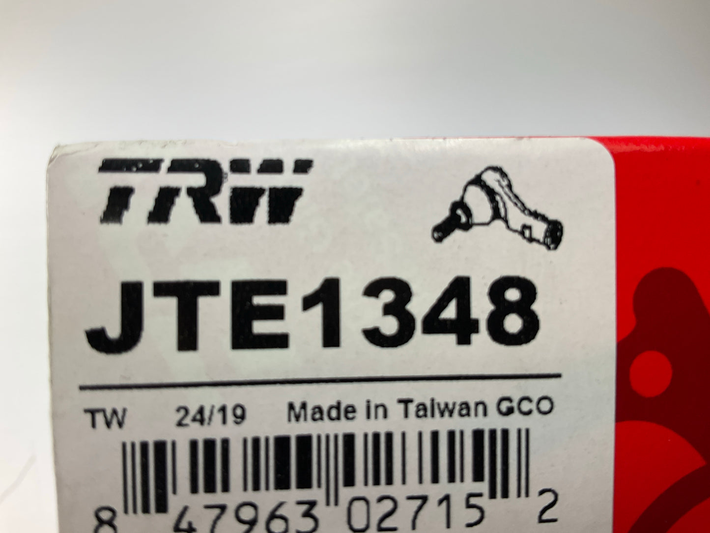 TRW JTE1348 Front Right Outer Steering Tie Rod End For 1999-2005 Hyundai Sonata