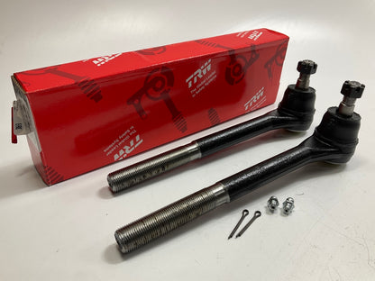 (2) TRW JTE1365 Front Outer Steering Tie Rod End