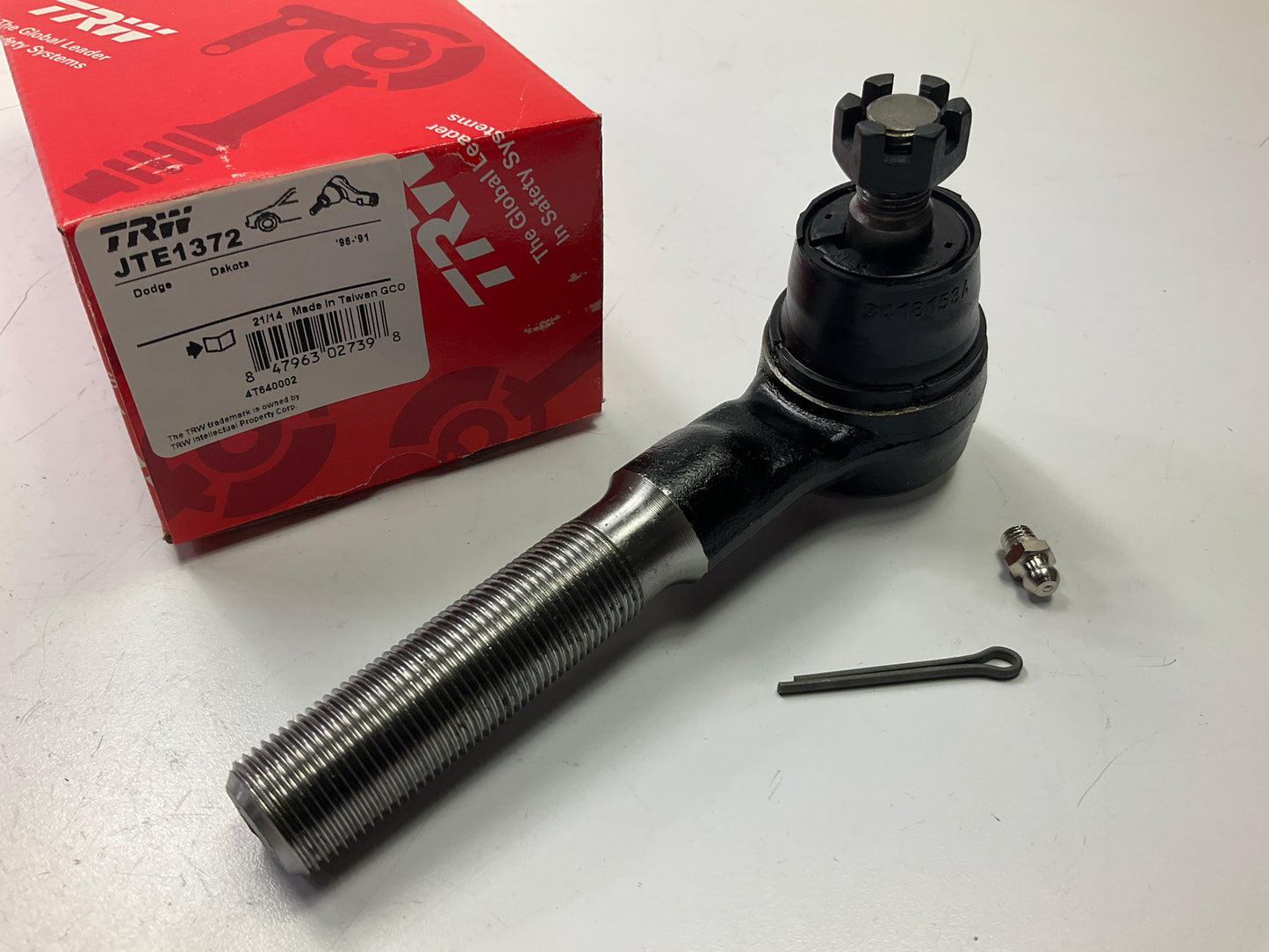 TRW JTE1372 Front Inner Steering Tie Rod End For 1991-1996 Dodge Dakota