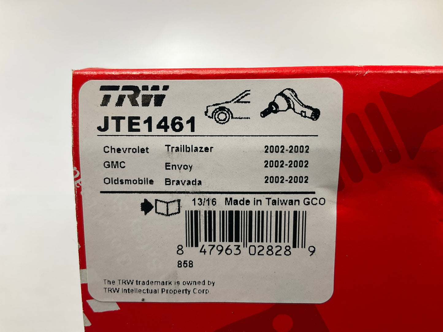 TRW JTE1461 Front Right Outer Steering Tie Rod End